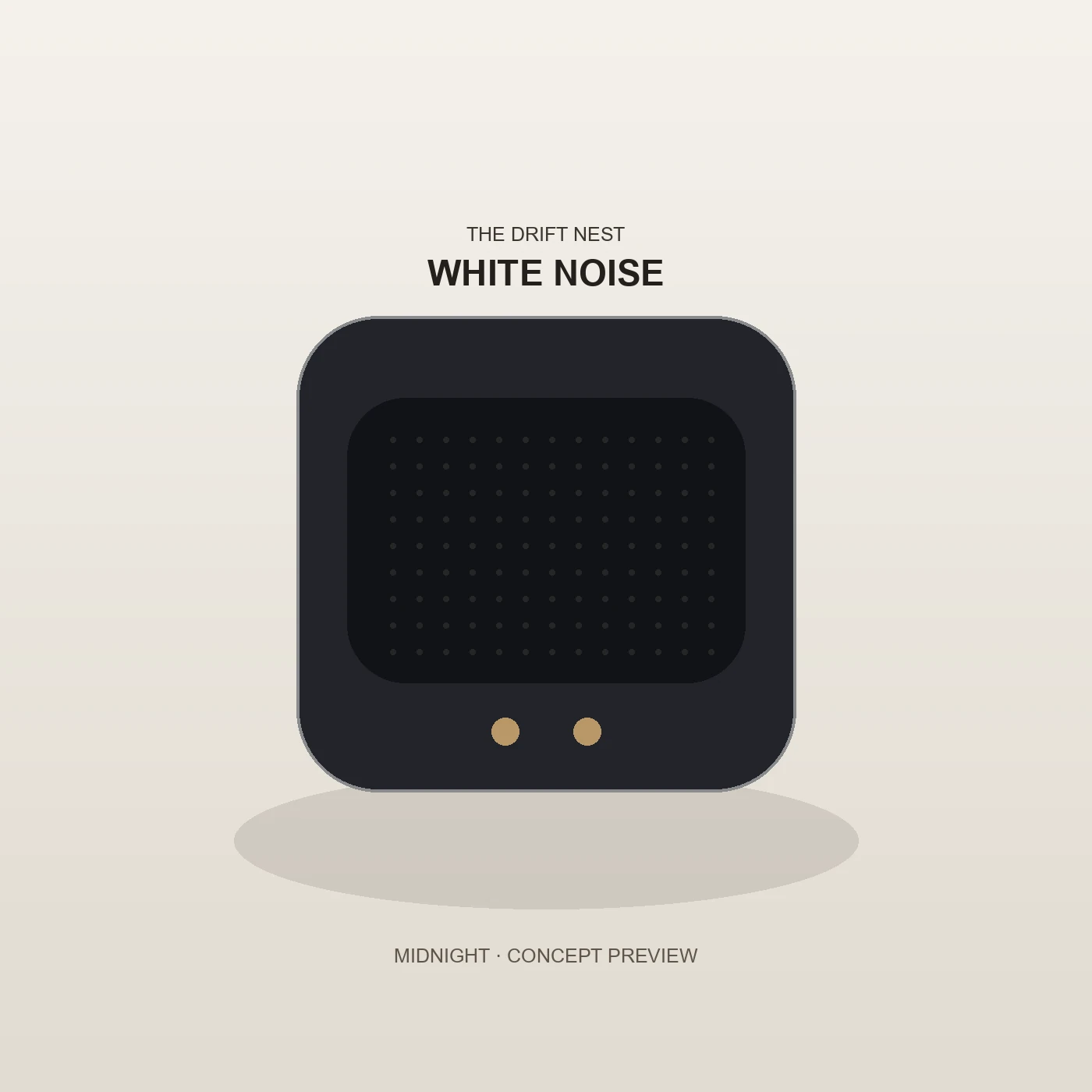 Midnight White Noise Machine concept