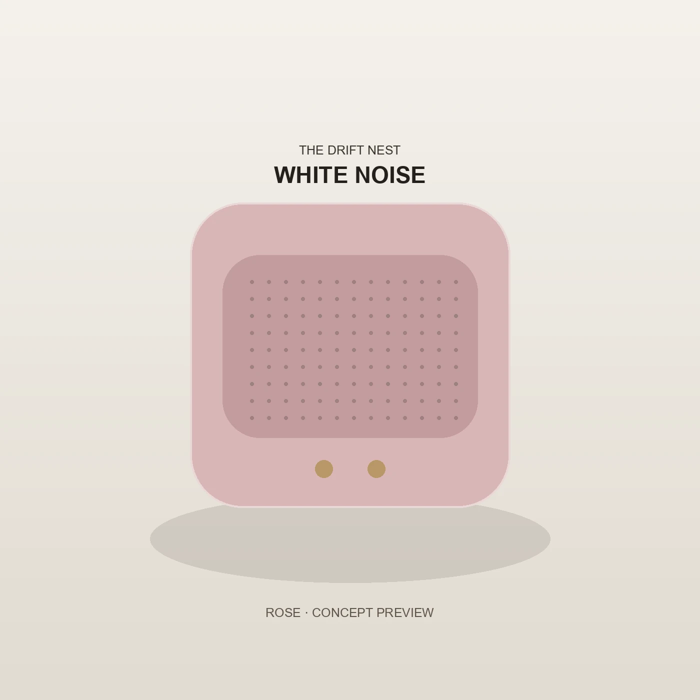 Rose white noise concept